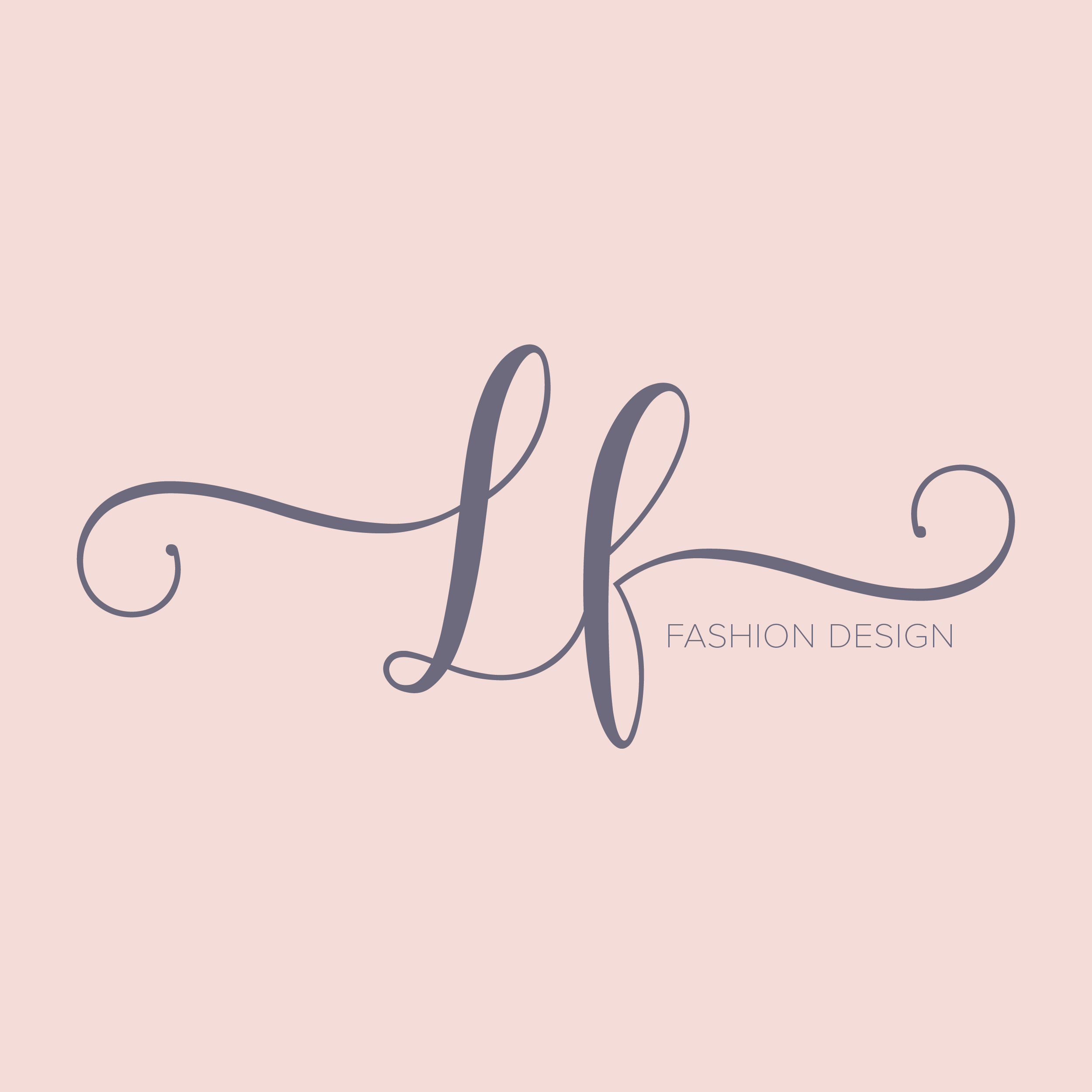 LF fashion design logo